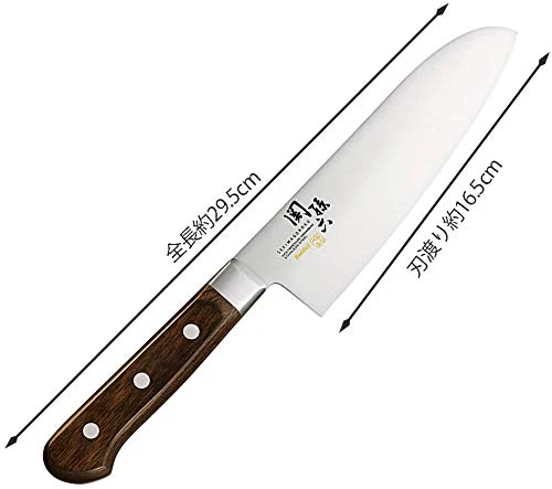 Kai Seki Magoroku Benifuji Santoku Knife 6.5" (165mm)[000AB5437] - Image 4