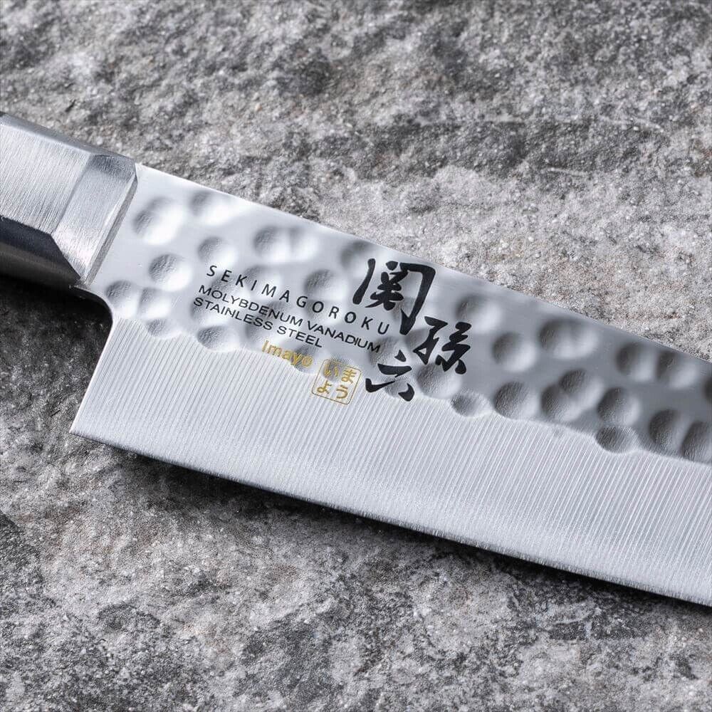 KAI Chef's Gyuto knife 180mm Hammered Stainless AB5459 Japanese knife - Image 6