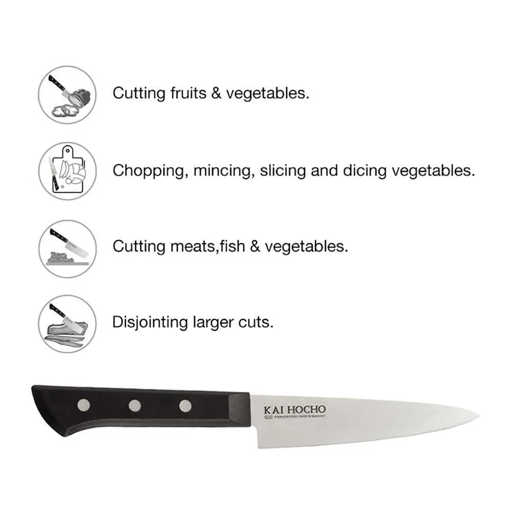 Kai Hocho Premium Petty Knife 12.2 cm Stainless Steel - Image 3