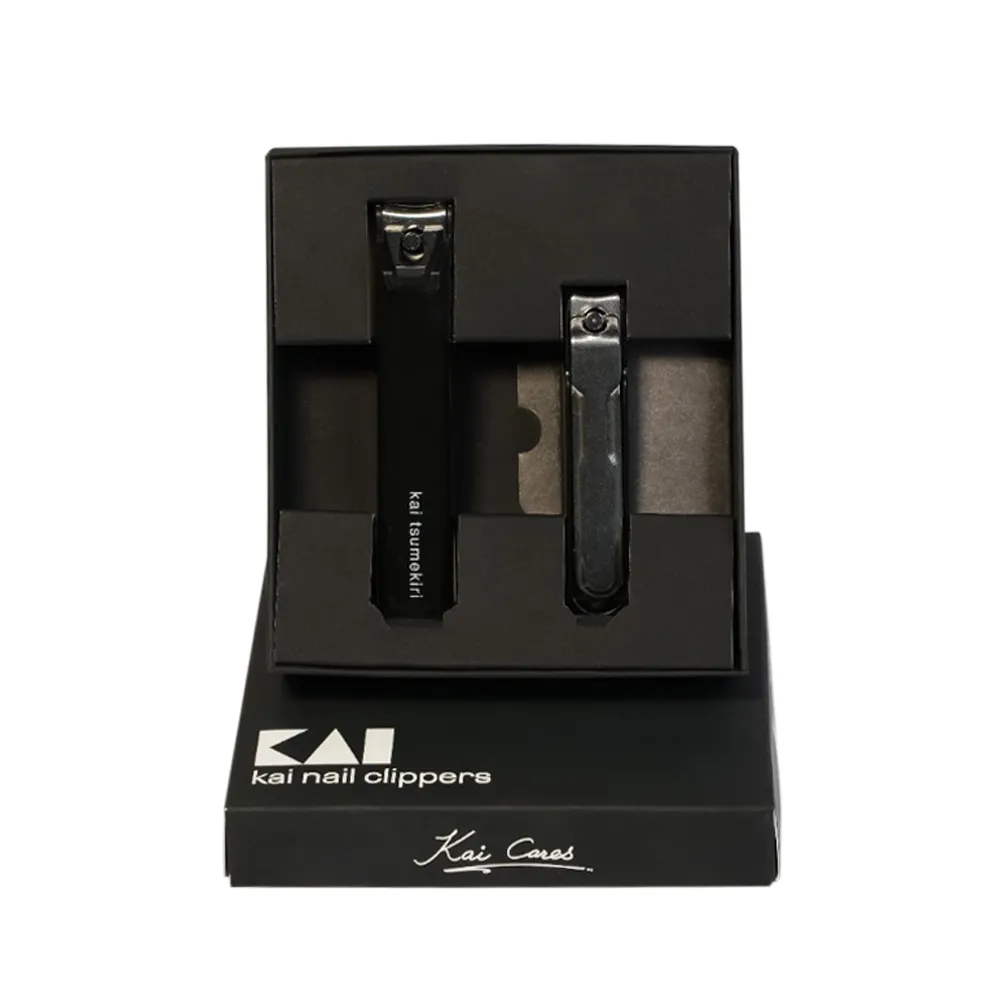 Kai Nail Clipper Pack Of 2 For Men And Women (Black) - Image 3