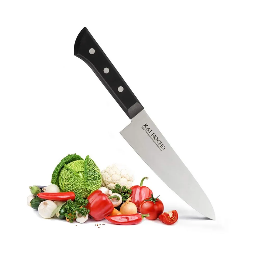 KAI Premium Knife Set - [Nakiri Knife 17cm, Chef Knife 18.7cm and Santoku Knife 17.2cm] - Image 4