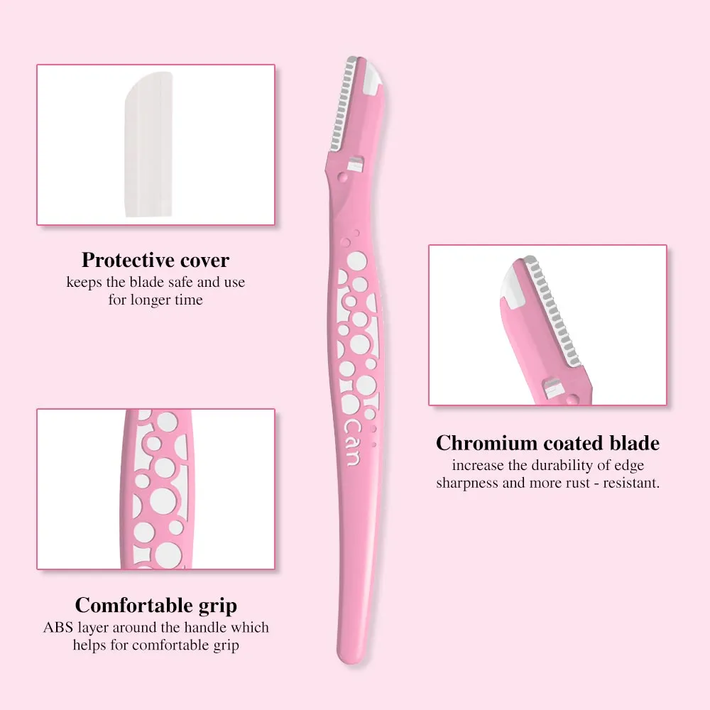 Kai Single Can Eyebrow Razor For Women (3Pcs Pack) - Image 3