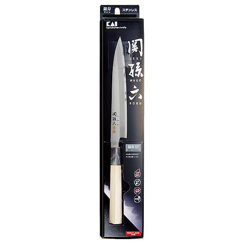 KAI Seki Magoroku Sashimi Ginju Knife 180mm [AK5065] - Image 5
