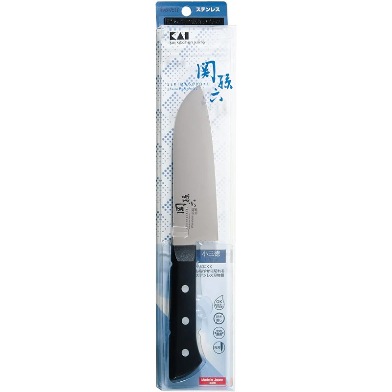 Kai Seki Magoroku Wakatake Small Santoku Knife 5.7" (145mm) [000AB5421] - Image 4
